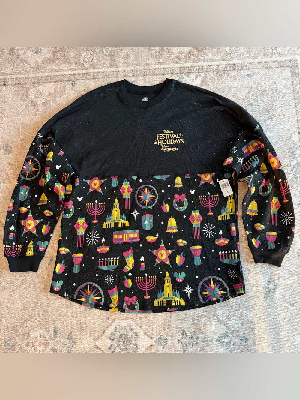 Disney California Adventure DCA Festival Of Holidays 2022 Spirit Jersey Medium